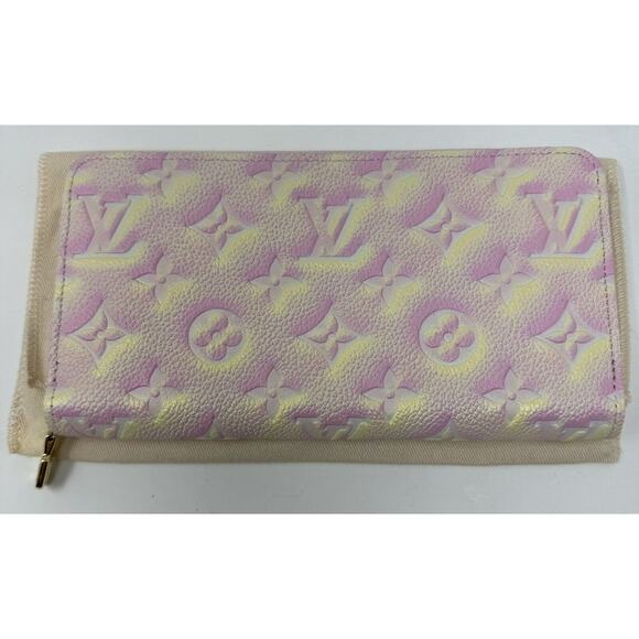 Louis Vuitton Stardust Zippy Wallet Pink/Yellow Shimmer Effect M81299 FRANCE NEW - Picture 4 of 10